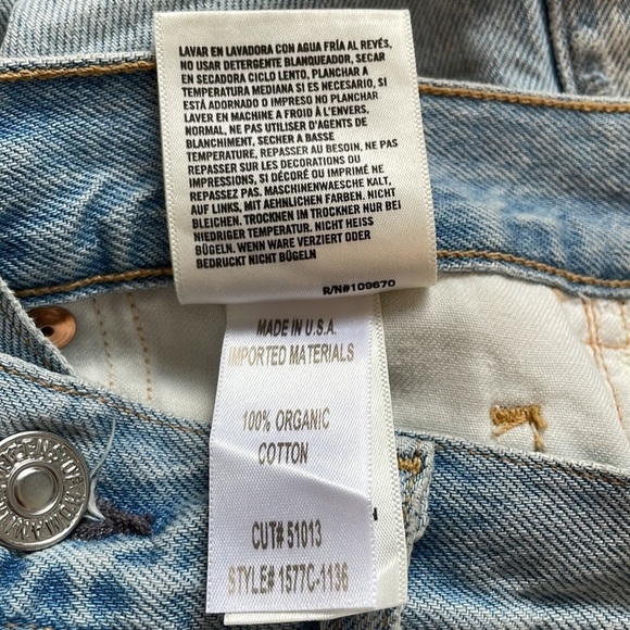 Citizens of Humanity Liya High Rise Classic Fit Crop Light Wash Size 25 - Picture 7 of 10